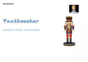Vorschau - Fördermaterial/Inklusion - Methodenkarte Texknacker Lyrische Texte untersuchen - Seite 1