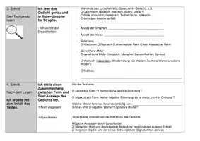 Vorschau - Fördermaterial/Inklusion - Methodenkarte Texknacker Lyrische Texte untersuchen - Seite 3