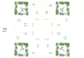 Aperçu - Jeux - Jeu cocottes en papier - Tables de multiplication 2 à 12 - Page 3