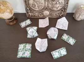 Aperçu - Jeux - Jeu cocottes en papier - Tables de multiplication 2 à 12 - Page de couverture