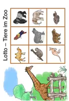 Vorschau - Spiele - Sprachförderung "Tiere im Zoo": Lotto (DaZ/DaF) - Seite 3