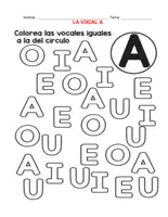 Vista previa - Unidades / Secuencias / Situaciones de Aprendizaje - Las Vocales - página 1