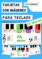 Vista previa - Hojas de trabajo - Musica Paquete de materiales Acordes de teclado para canciones en FA MAYOR RE MENOR - página 1
