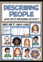 Vorschau - Spiele - DESCRIBING PEOPLE - Who am I? (Speaking Activity) - Deckblatt
