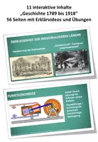 Vorschau - Videos - H5P (interaktive Übungen) "Geschichte 1789 bis 1918 - Seite 3