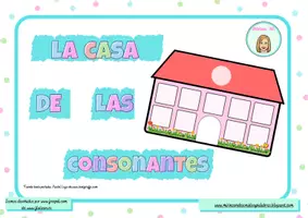 Vista previa - Juegos / Gamificación - La casa de las consonantes - página 1