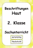Vorschau - Poster - Sinne: Beschriftungen Haut - Deckblatt