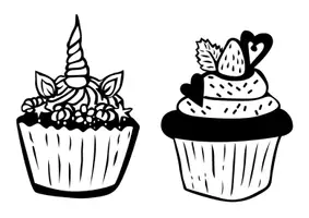 Vorschau - Mal- und Bastelvorlagen - Geburtstagskalender Cupcakes für den Klassenraum - Seite 3