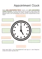 Vorschau - Anderer Materialtyp - Appointment Clock Vorlage Deutsch - Deckblatt