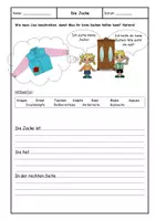Vorschau - Stundenentwürfe - Beschreibungen 3. und 4. Klasse Deutsch - Deckblatt