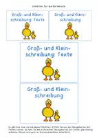 Vorschau - Fördermaterial/Inklusion - Kartei: Groß und Kleinschreibung: Texte (Rechtschreibung) - Seite 3