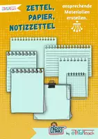 Vorschau - selbst erstellte Cliparts/Grafiken - Cliparts • Zettel • Papier • Notizzettel • kommerzielle Nutzung für Bildungszwecke - Deckblatt