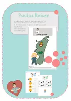 Vorschau - Arbeitsblätter - Materialpaket - Paulas Reisen -Gebärdensprache - Deckblatt