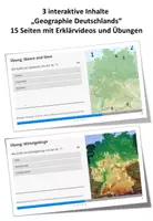 Vorschau - Videos - H5P (interaktive Übungen) "Geographie Deutschlands" - Seite 3