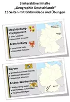 Vorschau - Videos - H5P (interaktive Übungen) "Geographie Deutschlands" - Seite 2