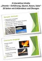 Vorschau - Videos - H5P (interaktive Übungen) - Chemie - Deckblatt