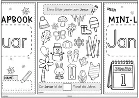 Vorschau - Unterrichtsreihen - Die 12 Monate | SPARPAKET Mini-Lapbooks | Sachunterricht - Seite 2