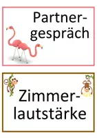 Vorschau - Poster - Lautstärke-Anzeige / Lautstärke-Regler / Lautstärke-Ampel Tiere - Deckblatt