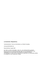 Vorschau - Unterrichtsreihen - Magnetismus (Sachunterricht, Lernwerkstatt) - Seite 1