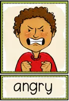 Vorschau - Bildkarten - EMOTIONS AND FEELINGS - Picture + Word Cards - Seite 1