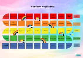 Vorschau - Spiele - Brettspiel: Verben mit Präpositionen - print & digital - Seite 1