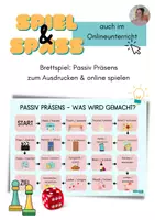 Vorschau - Spiele - Brettspiel: Passiv Präsens - print & digital - Deckblatt