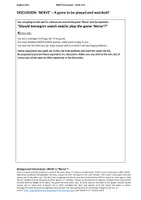 Vorschau - Arbeitsblätter - Digital Age - Nerve - Discussion: Should teenagers watch and/or play the game? - Deckblatt