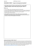 Vorschau - Arbeitsblätter - Digital Age - Nerve - Discussion: Should teenagers watch and/or play the game? - Seite 1