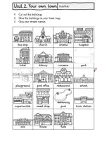 Vorschau - Arbeitsblätter - In town: Create your own town (4. Klasse, Playway) - Seite 3