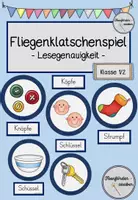 Vorschau - Spiele - Fliegenklatschen-Spiel: Lesegenauigkeit - Deckblatt