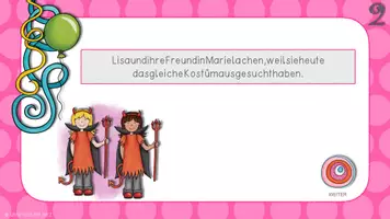 Vorschau - Interaktives Material - Materialpaket - interaktive Schlangensätze Fasching - Seite 3