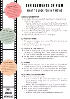 Vorschau - Merkblätter - Skill File: Ten Elements of Film (Filmanalyse Englisch) - Seite 2