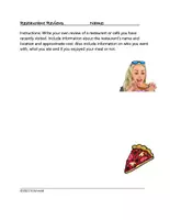 Aperçu - Texte - Restaurant Reviews English Reading (Anglais) - Page 2