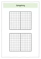 Vorschau - Arbeitsblätter - Spiegelung 3 verschiedene Niveaus - Seite 1
