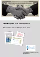 Vorschau - Arbeitsblätter - Lernaufgabe "Fixe Wechselkurse" - Seite 1