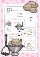 Vorschau - Fördermaterial/Inklusion - Gnocchi Rezept -Gesunde Ernährung- - Deckblatt