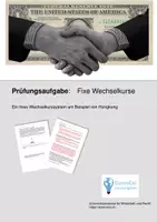 Vorschau - Arbeitsblätter - Prüfungsaufgabe "Fixe Wechselkurse" - Deckblatt