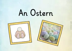Vorschau - Präsentationen/Tafelbilder - 🐣 Ostern - Buntes Tafelmaterial I (differenziert) - Seite 1