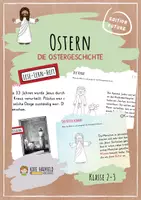 Vorschau - Merkblätter - Die Ostergeschichte - Lese-Lern-Heft - Deckblatt
