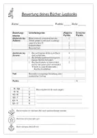 Vorschau - Arbeitsblätter - Alternative Leistungsbeurteilung: Bücherlapbook (Klasse 4-7) - Seite 1