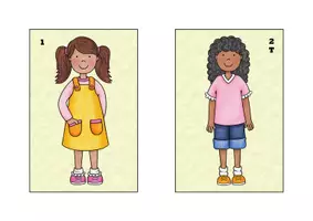 Vorschau - Arbeitsblätter - Lesespaziergang Meine Kleidung (Klassen 1 bis 4) - Seite 2