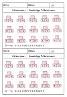 Vorschau - Stundenentwürfe - Materialpaket Zahlenmauern Unterrichtsentwurf Arbeitsblätter - Seite 3