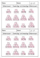 Vorschau - Arbeitsblätter - Zahlenmauern Arbeitsblätter Portfolio Tafelmaterial - Seite 3