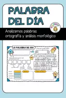 Vista previa - Tarjetas / Manipulativos - La palabra del día - Portada