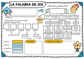 Vista previa - Tarjetas / Manipulativos - La palabra del día - página 3