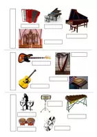Vorschau - Mal- und Bastelvorlagen - Instrumentenkunde: Material 3 - Instrumente auf einen Blick - Seite 2