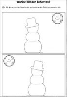 Vorschau - Arbeitsblätter - Kleines Kunstprojekt: Schneemann in der Nacht - Seite 2