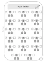 Vorschau - Arbeitsblätter - Paket: Plus und Minus bis 100 mit ZÜ (einstellig) - Seite 3
