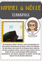 Vorschau - Arbeitsblätter - Himmel und Hölle - Vorlage und Beispiel - Deckblatt