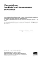 Vorschau - Mal- und Bastelvorlagen - Steckbrief-Girlande zum Kennenlernen - Aufhängen in der Klasse - Seite 1